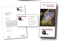 Geschäftspapiere & Flyer HD-Partner